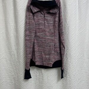 Lululemon Athletica Pink and Black Sweatshirt
